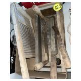 Washboard, Draw Shave & Primitive Knives