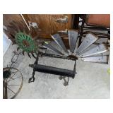 Rotary Hoe Wheel, Paper Log Roller & Fan Blades