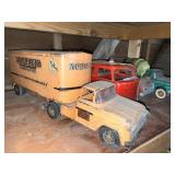 Allied Semi, Fire Truck & Cement Truck