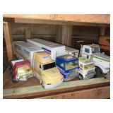 (3) Toy Semis, Log Hauler & Truck
