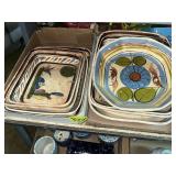 (2) Boxes Assorted Mexican Pottery