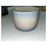 Blue White Native American Good Luck Butter Crock