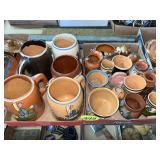 (2) Boxes Mexican Pottery Nesting Bowls