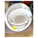 (2) Enamel Pans