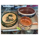 (2) Boxes Mexican Pottery