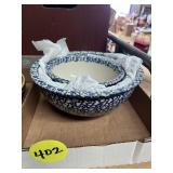 Blue Nesting Sponge Bowls