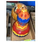 (2) Pots & Gourd