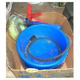 Caulking Gun, Water Dish & Trimmer String
