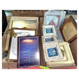 (2) Boxes Decor & Pictures