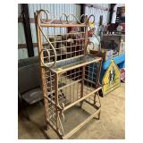 Bamboo Bakers Rack (Missing Shelf)