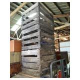 (3) Wooden Crates