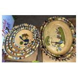 (2) Boxes Mexican Pottery