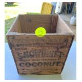 Snowdrift Coconut Wooden Box