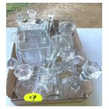 Assorted Pressed Glass