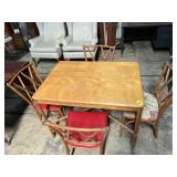 Heywood Wakefield Dining Table w/4 Chairs