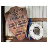 Jaycettes Sign & Life Preserver (Wooden)