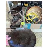 Wooden Bowl, Baskets & Misc.