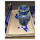 Blue Home Interior Marbles
