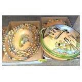 (2) Boxes Mexican Pottery