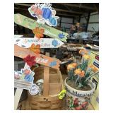 Planter, Basket & Decor