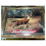 Budweiser White Tail 28x36 Mirror