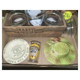 Wall Pocket, Fireking & Misc. Glass Items