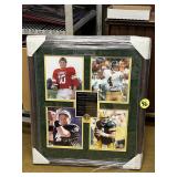 Framed Brett Favre "Making Of A Legend" Auto Print