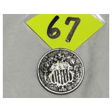 1868 Shield Nickel