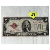 1928 $2 Red Seal Note