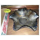 Carnival Orange Tree Blue 9 Inch Bowl