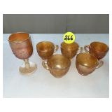 Carnival Orange Tree Marigold 5 Cups & Goblet