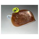 Carnival Peach Opalescent Nappy