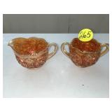 Carnival Marigold Creamer & Sugar