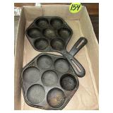 (2) Taiwan Cast Iron Pans
