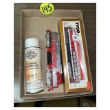 (2) HO Locomotives & Harley Oil