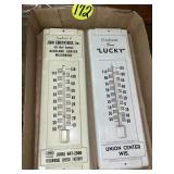 Rockbridge & Union Center Advertising Thermometer