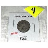 1866 Shield Nickel