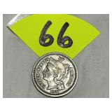 1868 3 Cent Nickel