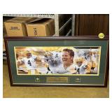 Framed Brett Favre "The Game Of His Life" Auto...