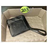 Griswold #53 Cast Iron Square Skillet