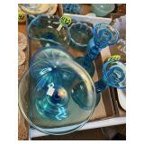 Blue Glass Pieces