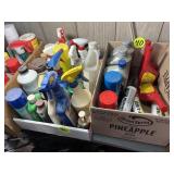 (2) Boxes Motor Oil, Heet, Cleaners & Misc.