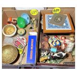 (2) Boxes Figurines & Misc. Items