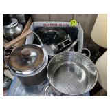 Pot w/Misc Lids