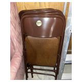 (4) Folding Chairs