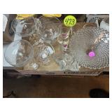 Assorted Pressed Glass