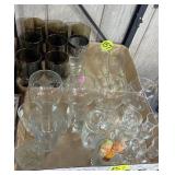 (2) Boxes Glassware