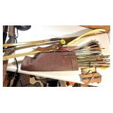 Recurve Bow, Arrows & String Protectors