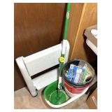 Mop, Bucket, Buckets/Cleaning Supplies & (2)...