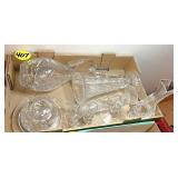 Assorted Crystal Vases & Misc.